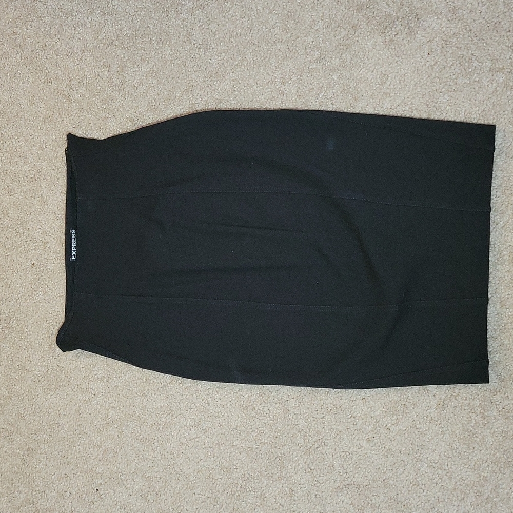 Black pencil skirt